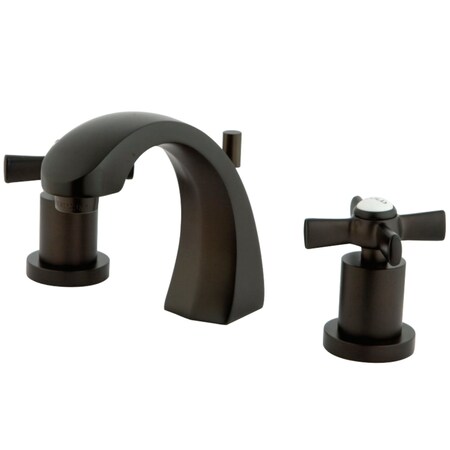 Kingston Brass KS4985ZX 8" Widespread Bathroom Faucet, Oil Rubbed Bronze KS4985ZX